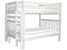 Load image into Gallery viewer, Bunk Beds Full over Full End Ladder White
