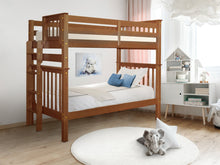 Load image into Gallery viewer, Bunk Beds Tall Twin over Twin End Ladder Expresso