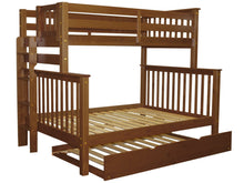 Load image into Gallery viewer, Bunk Beds Twin over Full End Ladder Expresso + Trundle
