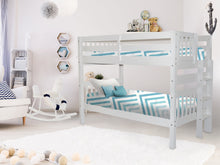 Load image into Gallery viewer, Bunk Bed Twin over Twin End Ladder White