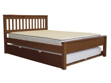 Load image into Gallery viewer, Full Bed Expresso With Full Trundle