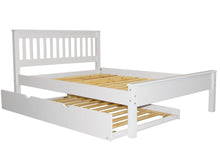 Load image into Gallery viewer, Full Bed White with Trundle