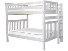 Load image into Gallery viewer, Bunk Beds Full over Full End Ladder White
