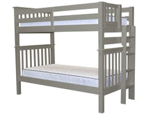 Load image into Gallery viewer, Bunk Beds Tall Twin over Twin End Ladder Gray
