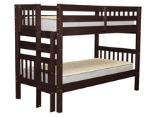 Load image into Gallery viewer, Bunk Bed Twin over Twin End Ladder Cappuccino
