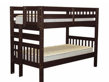 Load image into Gallery viewer, Bunk Bed Twin over Twin End Ladder Cappuccino

