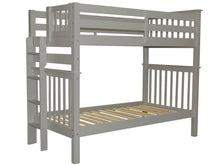 Load image into Gallery viewer, Bunk Beds Tall Twin over Twin End Ladder Gray
