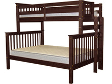 Load image into Gallery viewer, Bunk Beds Twin over Full End Ladder Cappuccino
