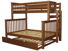 Load image into Gallery viewer, Bunk Beds Twin over Full End Ladder Expresso + Full Trundle
