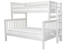 Load image into Gallery viewer, Bunk Beds Twin over Full End Ladder White
