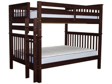 Load image into Gallery viewer, Bunk Beds Full over Full End Ladder Cappuccino

