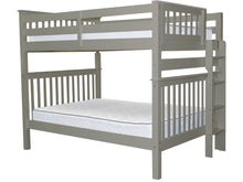 Load image into Gallery viewer, Bunk Beds Full over Full End Ladder Gray
