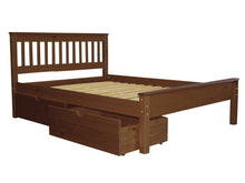 Load image into Gallery viewer, Full Bed Expresso with Drawers
